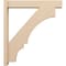 Ekena Millwork 6-in W x 34-in D x 38-in H Balboa Block Rough Cedar Woodgrain TimberThane Outlooker, Primed Tan OUTUR060X34X38BOA44RCPR - alternate 4